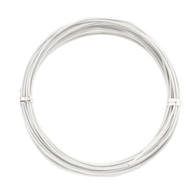 *1621-0001-01 - Beaders' Choice Iron Wire 1.5mm White 8m *1621-0001-01,montreal, quebec, canada, beads, wholesale