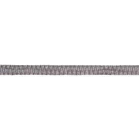 *1650-0103 - WireLace Aluminium Wire Lace Tubular 6mm Black 1 Yard Italy *1650-0103,montreal, quebec, canada, beads, wholesale