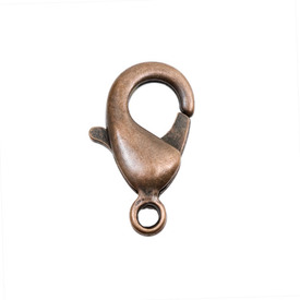 1702-0231-OXCO - Brass Fish Clasp 12MM Antique Copper 50pcs 1702-0231-OXCO,Findings,Clasps,Springing,Brass,Brass,Fish Clasp,12mm,Brown,Antique Copper,Metal,50pcs,China,montreal, quebec, canada, beads, wholesale