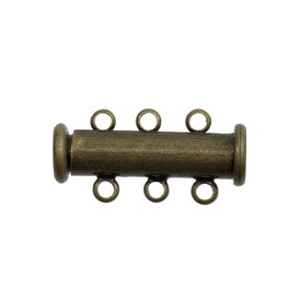 1702-0381-OXBR - Metal Magnetic Clasp 3 Rows 5X20MM Antique Brass Nickel Free 5pcs 1702-0381-OXBR,Findings,5pcs,5X20MM,Metal,Magnetic Clasp,3 Rows,5X20MM,Antique Brass,Metal,Nickel Free,5pcs,China,montreal, quebec, canada, beads, wholesale