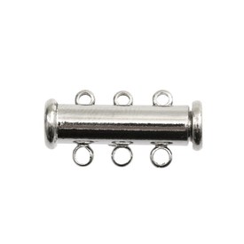 1702-0381-WH - Metal Magnetic Clasp 3 Rows 5X20MM Nickel Nickel Free 5pcs 1702-0381-WH,Findings,Clasps,Slide lock,Metal,Magnetic Clasp,3 Rows,5X20MM,Grey,Nickel,Metal,Nickel Free,5pcs,China,montreal, quebec, canada, beads, wholesale