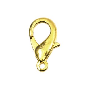 1702-0401 - Metal Fish Clasp 10MM Gold 50pcs 1702-0401,Findings,Clasps,10mm,Metal,Fish Clasp,10mm,Gold,Metal,50pcs,China,montreal, quebec, canada, beads, wholesale