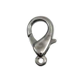1702-0403 - Metal Fish Clasp 10MM Black Nickel 50pcs 1702-0403,Findings,Clasps,10mm,Metal,Fish Clasp,10mm,Grey,Black Nickel,Metal,50pcs,China,montreal, quebec, canada, beads, wholesale