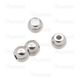 1702-0451-03WH - Metal magnetic peanut shape clasp for 3mm cord nickel free nickel 10 sets 1702-0451-03WH,Findings,Clasps,montreal, quebec, canada, beads, wholesale