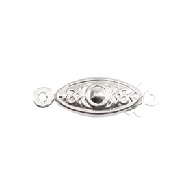 *1702-0801-SL - Metal Fish Hook Clasp 1 Row 6X20MM Silver 20pcs *1702-0801-SL,montreal, quebec, canada, beads, wholesale