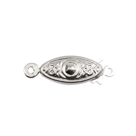 1702-0801-WH - Metal Fish Hook Clasp 1 Row 6X20MM Nickel 50pcs 1702-0801-WH,montreal, quebec, canada, beads, wholesale