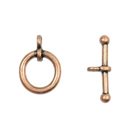 1702-0901-OXCO - Metal Toggle Clasp 12MM Antique Copper 10 Set 1702-0901-OXCO,Findings,Clasps,Toggle Clasp,Antique Copper,Metal,Toggle Clasp,12mm,Brown,Antique Copper,Metal,10pcs,China,montreal, quebec, canada, beads, wholesale
