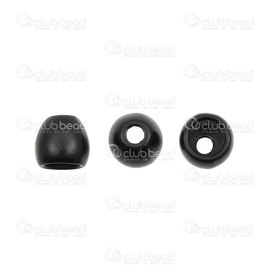 1703-0227-BN - Metal Cord End 9x9mm black for 6mm cord 3mm head hole 20pcs 1703-0227-BN,montreal, quebec, canada, beads, wholesale