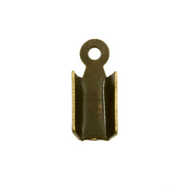 1703-0285-OXBR - Metal ''U'' Connector Corrugated 5X13MM Antique Brass Nickel Free 100pcs 1703-0285-OXBR,Metal,''U'' Connector,Corrugated,5X13MM,Antique Brass,Metal,Nickel Free,100pcs,China,montreal, quebec, canada, beads, wholesale