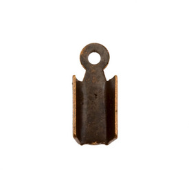1703-0285-OXCO - Metal ''U'' Connector Corrugated 5X13MM Antique Copper Nickel Free 100pcs 1703-0285-OXCO,Findings,Connectors,100pcs,5X13MM,Metal,''U'' Connector,Corrugated,5X13MM,Brown,Antique Copper,Metal,Nickel Free,100pcs,China,montreal, quebec, canada, beads, wholesale