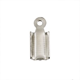1703-0285-WH - Metal ''U'' Connector Corrugated 5X13MM Nickel Nickel Free 100pcs 1703-0285-WH,Findings,Nickel,''U'' Connector,Metal,''U'' Connector,Corrugated,5X13MM,Grey,Nickel,Metal,Nickel Free,100pcs,China,montreal, quebec, canada, beads, wholesale