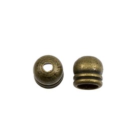 1703-0295-OXBR - Metal Cord End Connector 5MM Antique Brass Brass Base Nickel Free 100pcs 1703-0295-OXBR,100pcs,5mm,Metal,Cord End Connector,5mm,Antique Brass,Metal,Brass Base,Nickel Free,100pcs,China,montreal, quebec, canada, beads, wholesale