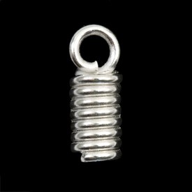 1703-0297-SL - Metal Spring Cord Connector 1.5MM Silver 100pcs 1703-0297-SL,Findings,Connectors,Crimp tubes,Metal,Spring cord connector,1.5MM,Grey,Silver,Metal,100pcs,China,montreal, quebec, canada, beads, wholesale