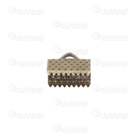 1703-0301-OXBR - Metal Ribbon Claw Connector 10MM Antique Brass Nickel Free 100pcs 1703-0301-OXBR,Findings,10mm,Metal,Metal,Ribbon Claw Connector,10mm,Antique Brass,Metal,Nickel Free,100pcs,China,montreal, quebec, canada, beads, wholesale