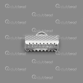 1703-0301-SL - Metal Ribbon Claw Connector 10MM Nickel Nickel Free 100pcs 1703-0301-SL,1703-0301,montreal, quebec, canada, beads, wholesale