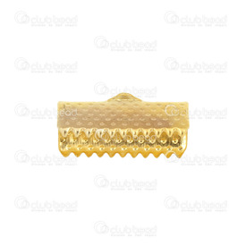 1703-0303-GL - Metal Ribbon Claw Connector 16MM Gold Nickel Free 100pcs 1703-0303-GL,Metal,16MM,Metal,Ribbon Claw Connector,16MM,Gold,Metal,Nickel Free,100pcs,China,montreal, quebec, canada, beads, wholesale