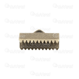 1703-0303-OXBR - Metal Ribbon Claw Connector 16MM Antique Brass Nickel Free 100pcs 1703-0303-OXBR,Findings,Connectors,Antique Brass,Metal,Ribbon Claw Connector,16MM,Antique Brass,Metal,Nickel Free,100pcs,China,montreal, quebec, canada, beads, wholesale