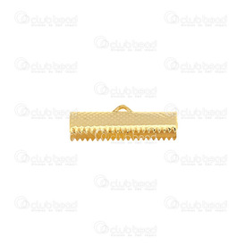 1703-0305-GL - Metal Ribbon Claw Connector 25mm Gold Nickel Free 50pcs 1703-0305-GL,Findings,25MM,Ribbon Claw Connector,Metal,Ribbon Claw Connector,25MM,Gold,Nickel Free,50pcs,China,montreal, quebec, canada, beads, wholesale