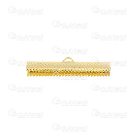 1703-0307-GL - Metal Ribbon Claw Connector 35mm Gold Nickel Free 50pcs 1703-0307-GL,Findings,Connectors,Ribbons claws,Gold,Metal,Ribbon Claw Connector,35MM,Gold,Nickel Free,50pcs,China,montreal, quebec, canada, beads, wholesale