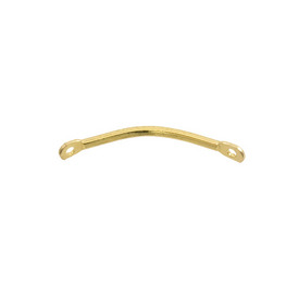 1703-0321-GL - Metal Connector Curved 22MM Gold 2 Loops 100pcs 1703-0321-GL,Clearance by Category,100pcs,Metal,Connector,Curved,22MM,Gold,Metal,2 Loops,100pcs,China,montreal, quebec, canada, beads, wholesale