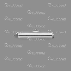1703-0325-SL - Metal Multi-Rows Connector Tube 4x21mm silver 100pcs 1703-0325-SL,Findings,Connectors,Multi-rows,montreal, quebec, canada, beads, wholesale