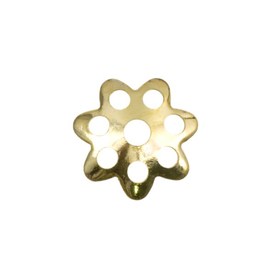 1704-0251-GL - Metal Bead Cap Flower 8MM Gold 500pcs 1704-0251-GL,Findings,Bead caps,500pcs,Metal,Bead Cap,Flower,Flower,8MM,Gold,Metal,500pcs,China,montreal, quebec, canada, beads, wholesale