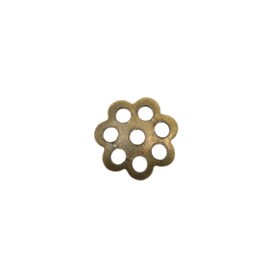 1704-0251-OXBR - Metal Bead Cap Flower 8MM Antique Brass 500pcs 1704-0251-OXBR,8MM,Metal,Bead Cap,Flower,Flower,8MM,Antique Brass,Metal,500pcs,China,montreal, quebec, canada, beads, wholesale