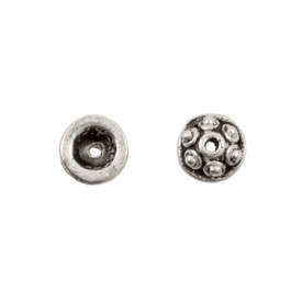 1704-0305-OXWH - Metal Bead Cap Fancy 2X5MM Antique Nickel 100pcs 1704-0305-OXWH,montreal, quebec, canada, beads, wholesale