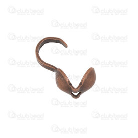 1704-0401-OXCO - Metal Bead Tip 3.8X9.5MM Antique copper 1.2mm Hole 100pcs 1704-0401-OXCO,antique copper,montreal, quebec, canada, beads, wholesale