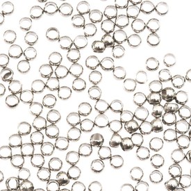 1705-0203 - Metal Crimp Round 2MM Silver 500pcs 1705-0203,Findings,Crimps,2MM,Metal,Crimp,Round,Round,2MM,Grey,Silver,Metal,500pcs,China,montreal, quebec, canada, beads, wholesale