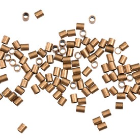 1705-0251-OXCO - Metal Crimp Tube 1.8X2MM Antique Copper Nickel Free 500pcs 1705-0251-OXCO,Findings,Crimps,Tube,1.8X2MM,Metal,Crimp,Cylinder,Tube,1.8X2MM,Brown,Antique Copper,Metal,Nickel Free,500pcs,montreal, quebec, canada, beads, wholesale