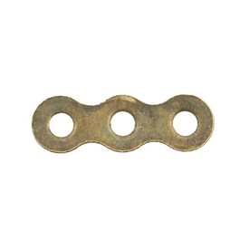 *1705-0311-OXBR - Metal Spacer Bar 3 Holes 3X8MM Antique Brass 100pcs *1705-0311-OXBR,Findings,100pcs,Spacer Bar,Metal,Spacer Bar,3 Holes,3X8MM,Antique Brass,Metal,100pcs,China,montreal, quebec, canada, beads, wholesale