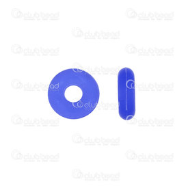 1705-0332-01 - Silicone Séparateur 6mm Bleu Royal Trou 2mm 100pcs 1705-0332-01,Accessoires de finition,Séparateurs,Silicone,montreal, quebec, canada, beads, wholesale