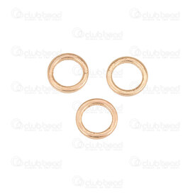 1705-0353-KC - Laiton Anneau Separateur 6x1mm Diametre Interieur 4mm Couleur Or KC 100pcs 1705-0353-KC,d*,montreal, quebec, canada, beads, wholesale