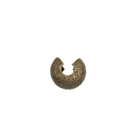 1705-0411-OXBR - Metal Crimp Cover 3MM Antique Brass Stardust 100pcs 1705-0411-OXBR,3MM,Metal,Crimp Cover,3MM,Antique Brass,Metal,Stardust,100pcs,China,montreal, quebec, canada, beads, wholesale