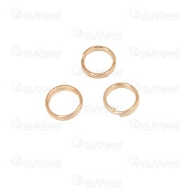 1706-0201-KC - Metal Anneau Double 6x0.7mm (22ga) Couleur Or KC 500pcs 1706-0201-KC,Accessoires de finition,Anneaux,Doubles,montreal, quebec, canada, beads, wholesale