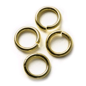 1707-0303-GL - Metal Jump Ring 7x0.9MM-20ga Gold Nickel Free 250pcs 1707-0303-GL,Anneau,7mm,Metal,Jump Ring,7mm,Gold,Metal,Nickel Free,250pcs,China,montreal, quebec, canada, beads, wholesale