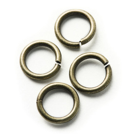 1707-0303-OXBR - Metal Jump Ring 7x0.9MM-20ga Antique Brass Nickel Free 250pcs 1707-0303-OXBR,Findings,Rings,250pcs,Metal,Jump Ring,7mm,Antique Brass,Metal,Nickel Free,250pcs,China,montreal, quebec, canada, beads, wholesale