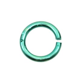 *1707-0400-11 - Aluminium Jump Ring 1.2X8MM Green 100pcs *1707-0400-11,Aluminium,Green,Aluminium,Jump Ring,1.2X8MM,Green,Green,Metal,100pcs,China,Dollar Bead,montreal, quebec, canada, beads, wholesale