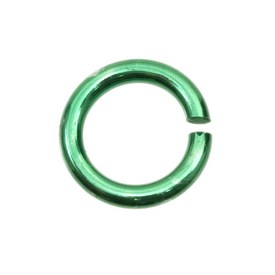 *1707-0401-11 - Aluminium Jump Ring 1.8X11MM Green 100pcs *1707-0401-11,Dollar Bead - Aluminum jump rings,1.8X11MM,Aluminium,Jump Ring,1.8X11MM,Green,Green,Metal,100pcs,China,Dollar Bead,montreal, quebec, canada, beads, wholesale