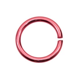 *1707-0403-07 - Aluminium Jump Ring 1.8X15MM Red 100pcs *1707-0403-07,Aluminium,Jump Ring,1.8X15MM,Red,Red,Metal,100pcs,China,Dollar Bead,montreal, quebec, canada, beads, wholesale