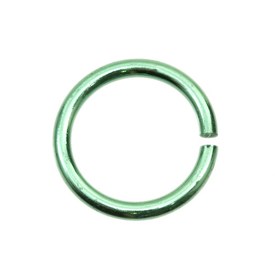 *1707-0405-11 - Aluminium Jump Ring 2.0X16MM Green 100pcs *1707-0405-11,Findings,Aluminium,Aluminium,Jump Ring,2.0X16MM,Green,Green,Metal,100pcs,China,Dollar Bead,montreal, quebec, canada, beads, wholesale