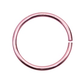 *1707-0406-03 - Aluminium Jump Ring 2.0X20MM Pink 100pcs *1707-0406-03,Findings,Aluminium,Aluminium,Jump Ring,2.0X20MM,Pink,Pink,Metal,100pcs,China,Dollar Bead,montreal, quebec, canada, beads, wholesale