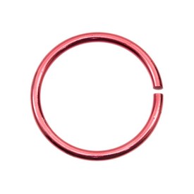 *1707-0406-07 - Aluminium Jump Ring 2.0X20MM Red 100pcs *1707-0406-07,Dollar Bead - Aluminum jump rings,Aluminium,Jump Ring,2.0X20MM,Red,Red,Metal,100pcs,China,Dollar Bead,montreal, quebec, canada, beads, wholesale