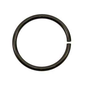 *1707-0408-09 - Aluminium Jump Ring 2.0X24MM Black 100pcs *1707-0408-09,montreal, quebec, canada, beads, wholesale