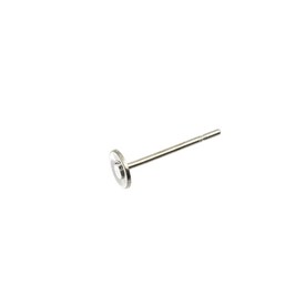 1708-0303-WH - Metal Earring Flat Stud 4X12MM Nickel Nickel Free 100pcs 1708-0303-WH,Findings,Earrings,Earring Flat Stud,Metal,Earring Flat Stud,4X12MM,Grey,Nickel,Metal,Nickel Free,100pcs,China,montreal, quebec, canada, beads, wholesale