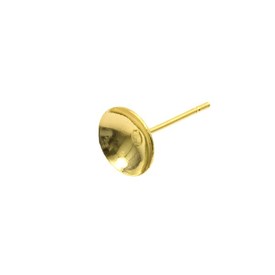 1708-0313-GL - Metal Cup Earring 8MM Gold Nickel Free 100pcs 1708-0313-GL,Clearance by Category,Findings,Gold,Metal,Cup Earring,8MM,Gold,Metal,Nickel Free,100pcs,China,montreal, quebec, canada, beads, wholesale