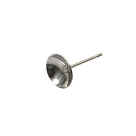 1708-0313-WH - Metal Cup Earring 8MM Nickel Nickel Free 100pcs 1708-0313-WH,1708-031 coupole,Metal,Cup Earring,8MM,Grey,Nickel,Metal,Nickel Free,100pcs,China,montreal, quebec, canada, beads, wholesale