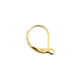 1708-0325-GL - Metal Leverback Earring 14MM Gold With Loop 50pcs 1708-0325-GL,Findings,Earrings,Ear Clip,Metal,Leverback Earring,14MM,Gold,Metal,With Loop,50pcs,China,montreal, quebec, canada, beads, wholesale