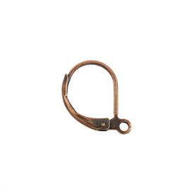 1708-0325-OXCO - Metal Leverback Earring 14MM Antique Copper With Loop 50pcs 1708-0325-OXCO,Findings,Earrings,50pcs,14MM,Metal,Leverback Earring,14MM,Brown,Antique Copper,Metal,With Loop,50pcs,China,montreal, quebec, canada, beads, wholesale